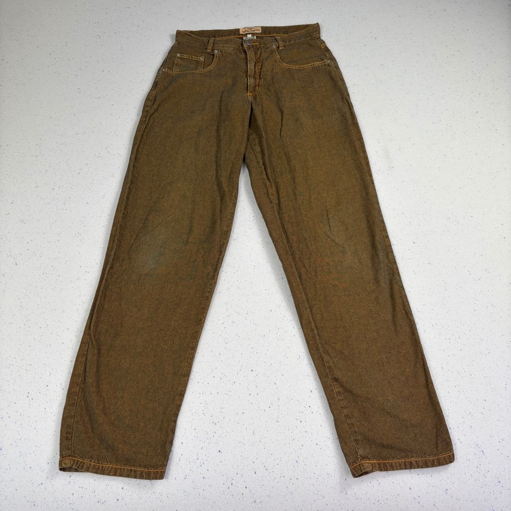 Guess by Georges Marciano Vintage USA Bronze Straight Leg Denim‎ Jeans 30 Y2K